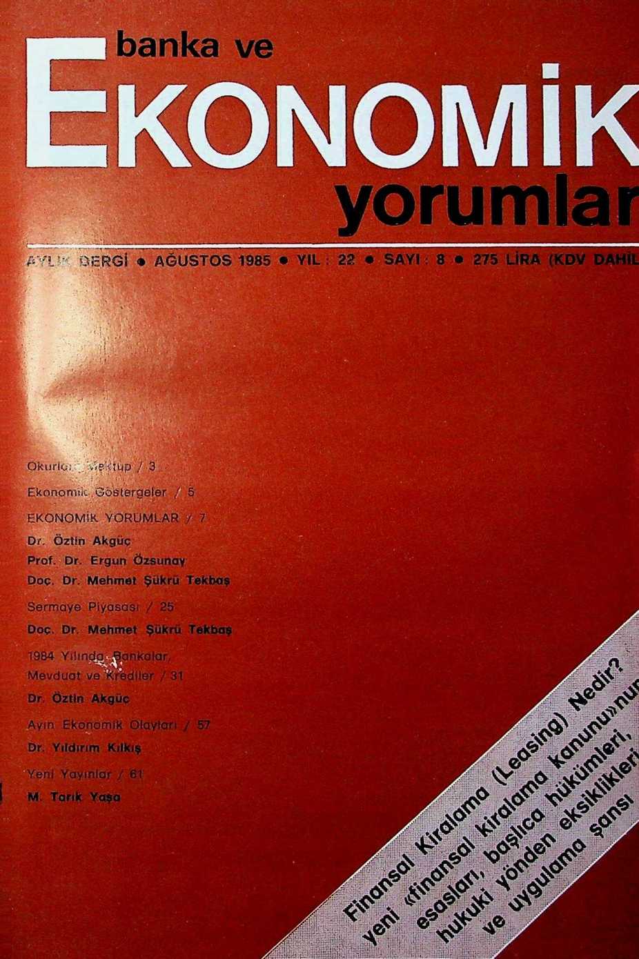 Ağustos 1985